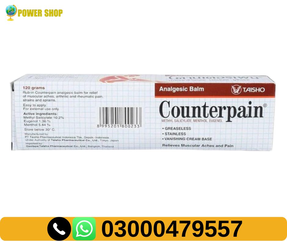 Counterpain Analgesic Balm Hot Cream 120g Price in Pakistan