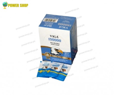 Super Viga 150000 Long Time Delay Wipes 10 pieces