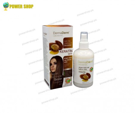 Dermaderm Milk with Argan and Keratin Extracts for Hair Care