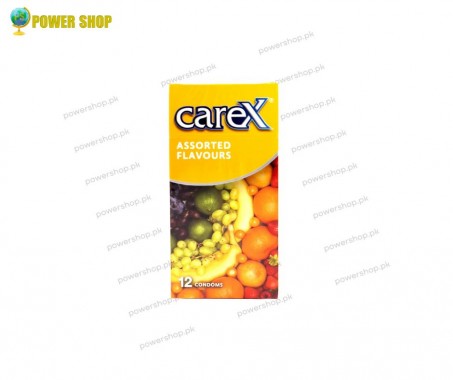 Carex Assorted Flavours Condom 12 Piece