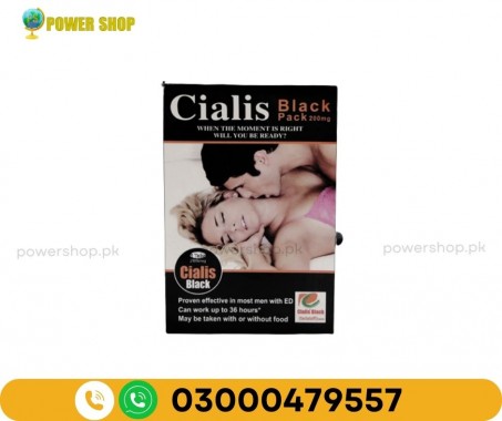 Cialis Black 200mg (Tadalafil) Tablets In Pakistan